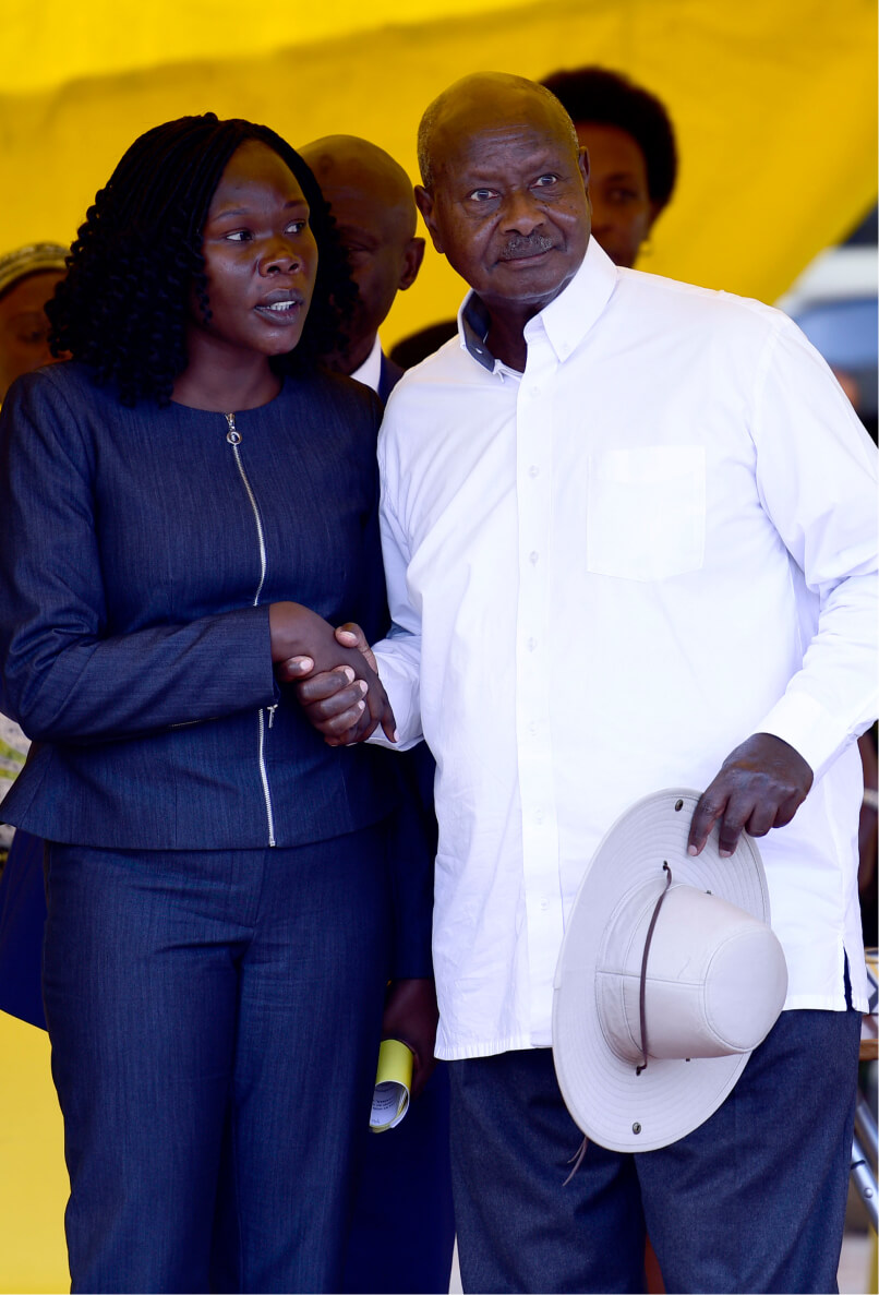 Hon Anite and President museveni